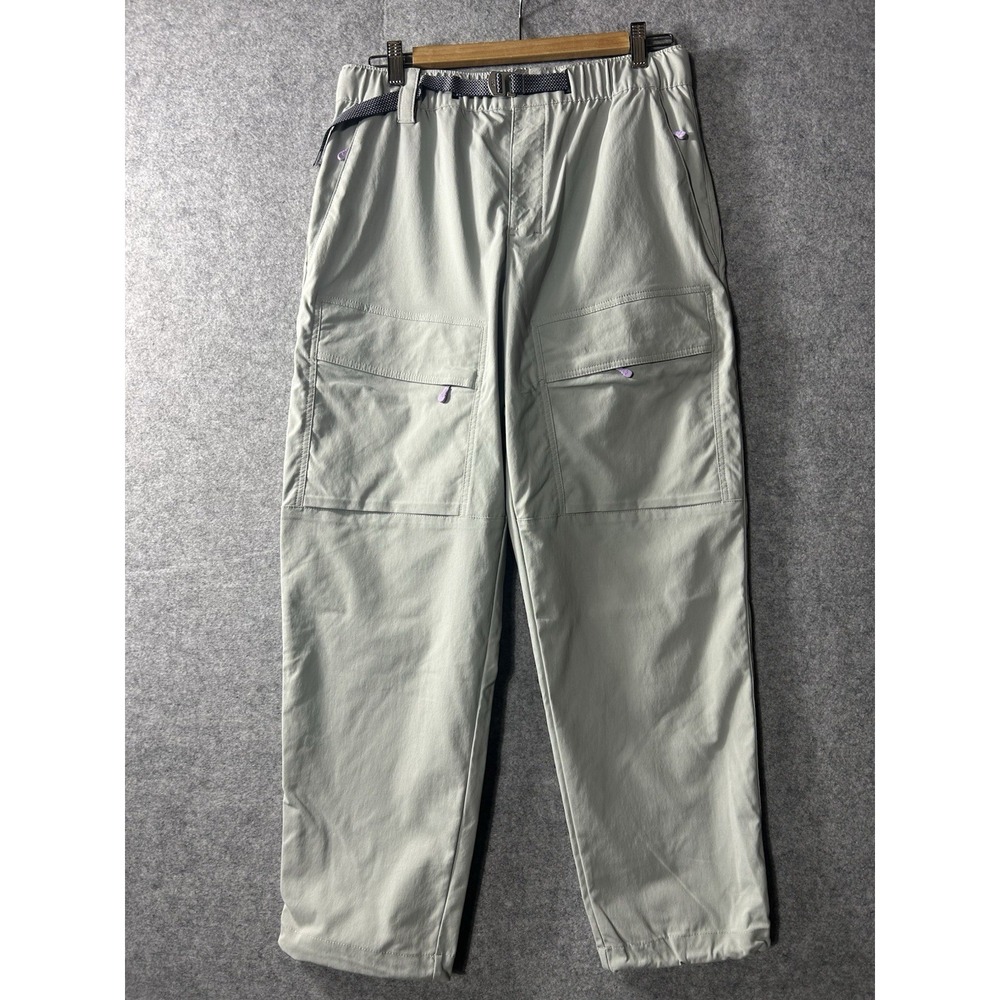 Picture Organic Clothing Men's Medium Grey Nylon Cargo Hiking Pants Outdoor